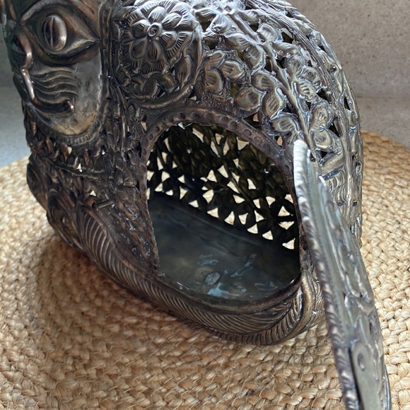 Vintage Raymor Metal Art Cat Sculpture w/ Latched Door Opening - Picture 7 of 16